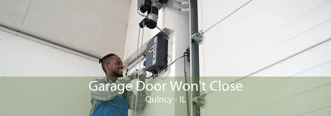 Garage Door Won't Close Quincy - IL