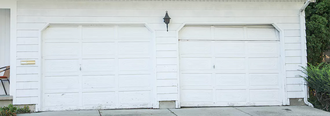 Roller Garage Door Dropped Down Replacement in Quincy, IL